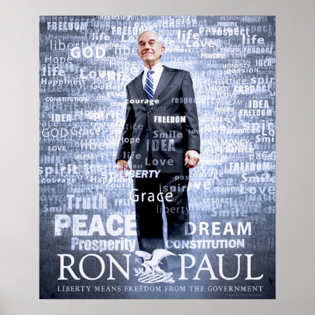 Affiches Ron Paul pour toujours (Devant)