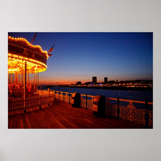 Affiches Rond-point sur Brighton Pier (Devant)