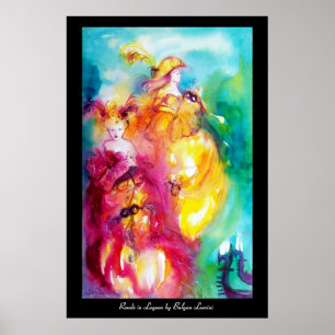 Affiches RONDO DANS UN LAGON / Deux Femmes , Mascarade Véni