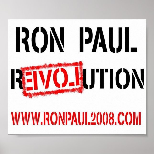 Affiches RONPAULRevolution (Devant)