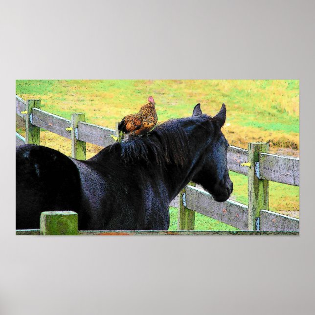 Affiches Rooster and Mare (Devant)