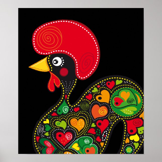 Affiches Rooster of Barcelos Nr02 - Galo de Barcelos (Devant)