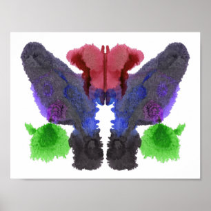 Affiches Rorschach Inkblot Test Art Amusant