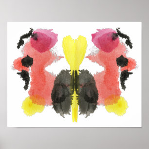 Affiches Rorschach Inkblot Test Fun Art Imprimer