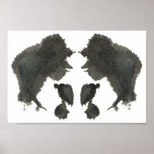 Affiches Rorschach Inkblot Test Fun Art Imprimer