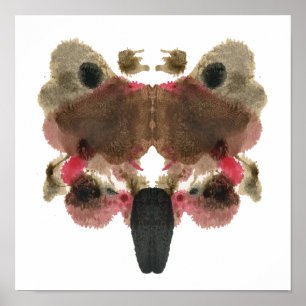 Affiches Rorschach Inkblot Test Fun Art Imprimer