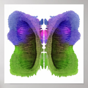 Affiches Rorschach Inkblot Test Fun Art Imprimer