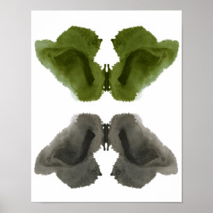 Affiches Rorschach Inkblot Test Fun Art Imprimer