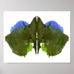Affiches Rorschach Inkblot Test Fun Art Imprimer