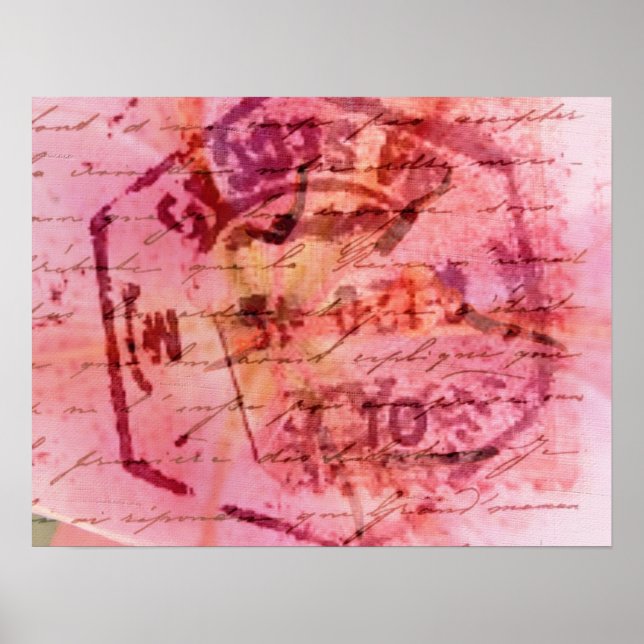 Affiches rose (Devant)