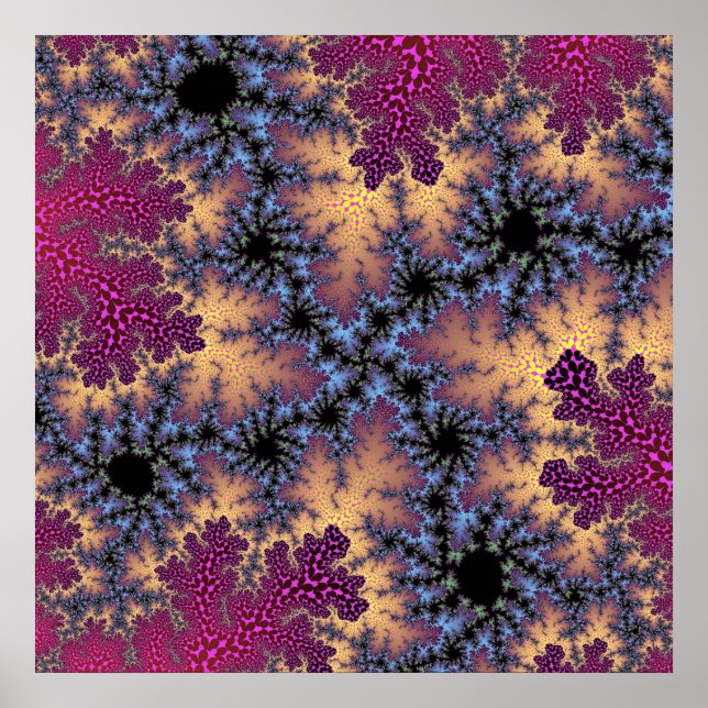 Affiches Rose et Peach Speckle (Devant)