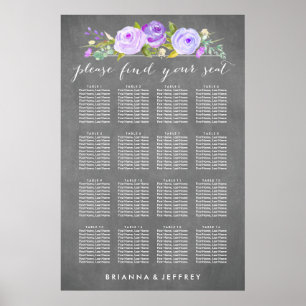 Affiches Rose Jardin Floral Mariage Sein Graphique