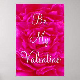 Affiches Rose rose Valentine