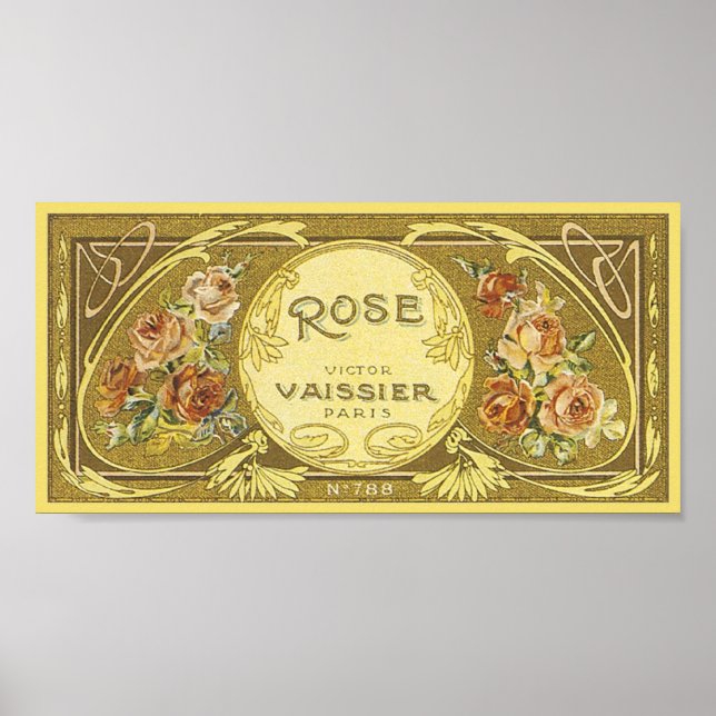 Affiches Rose Vaissier Paris (Devant)