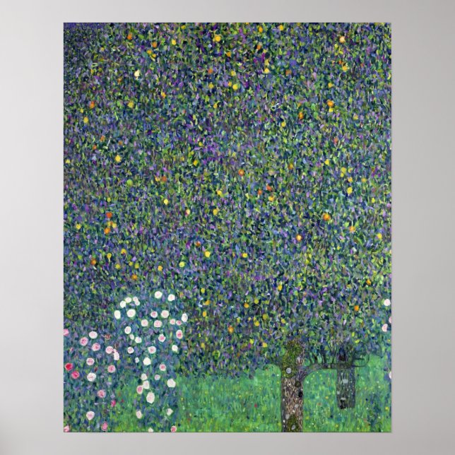 Affiches Roses sous les arbres, c.1905 (Devant)