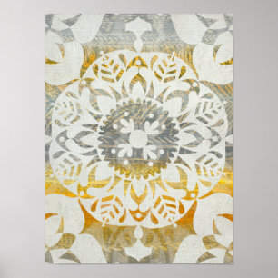Affiches Rosette II de tapisserie