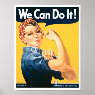 Affiches Rosie le Riveter Nous pouvons le faire