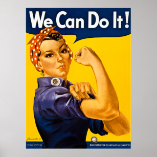 Affiches Rosie le Riveter Nous pouvons le faire! 2ÈME GUERR
