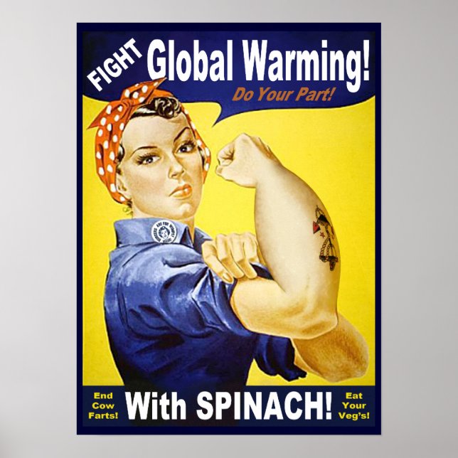 Affiches Rosie Vegan (Devant)