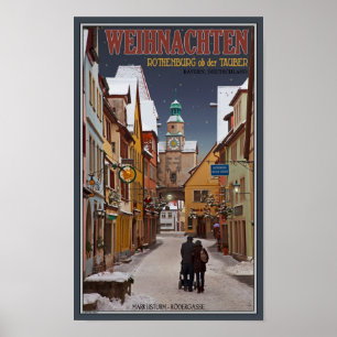 Affiches Rothenburg - Noël Markusturm