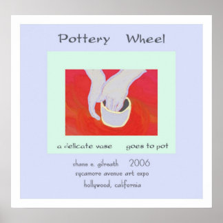 Affiches Roue de poterie Haiku Art Imprimer