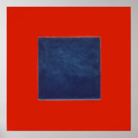 rouge, bleu sur gris