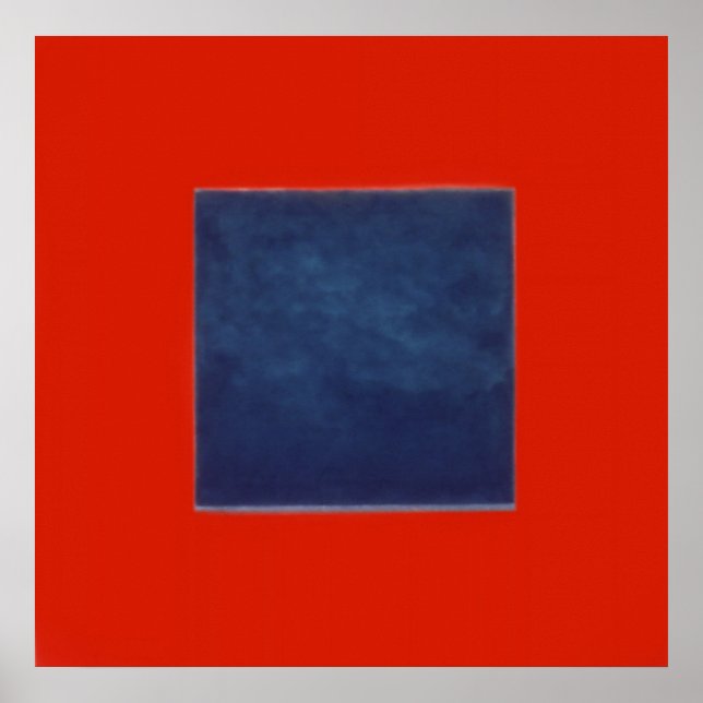 Affiches rouge, bleu sur gris (Devant)