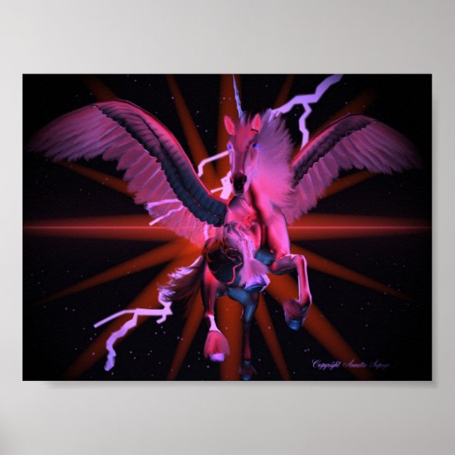 Affiches Rouge équin (Devant)