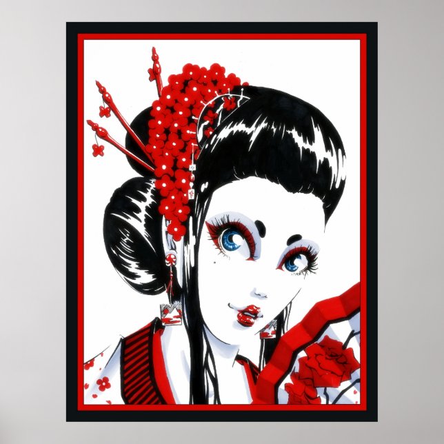 Affiches Rouge et noir (Devant)