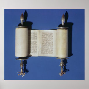 Affiches Rouleau miniature de Torah, 1765