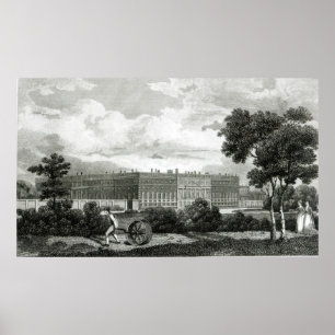 Affiches Roulement des pelouses au palais de Hampton Court