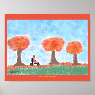 Affiches Roulement frais de type dans le leavesposter