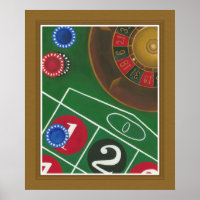 Roulette Table avec puces et roue