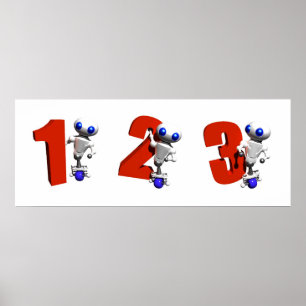 AFFICHES ROUNDER WITH NUMBERS