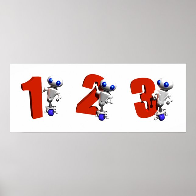 AFFICHES ROUNDER WITH NUMBERS (Devant)