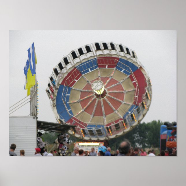 Affiches Roundup Amusement Park Ride (Devant)