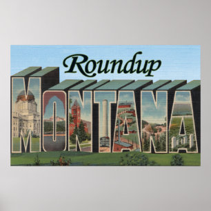 Affiches Roundup, Montana