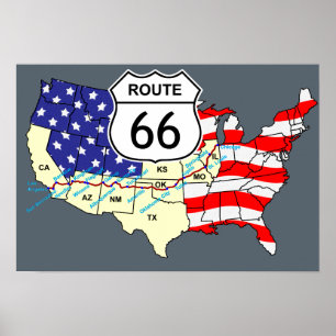 Affiches Route 66