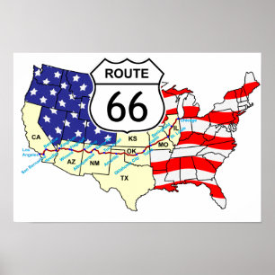 Affiches Route 66