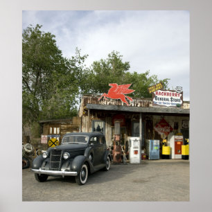 Affiches Route 66 General Store & Gas Station