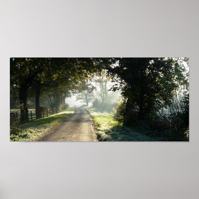 Affiches Route de campagne à Cheshire (Devant)