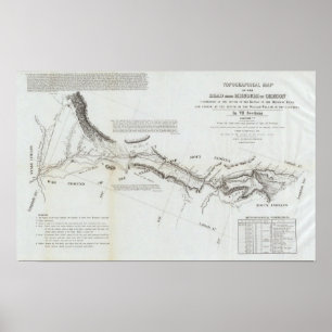 Affiches Route du Missouri à l'Oregon 2
