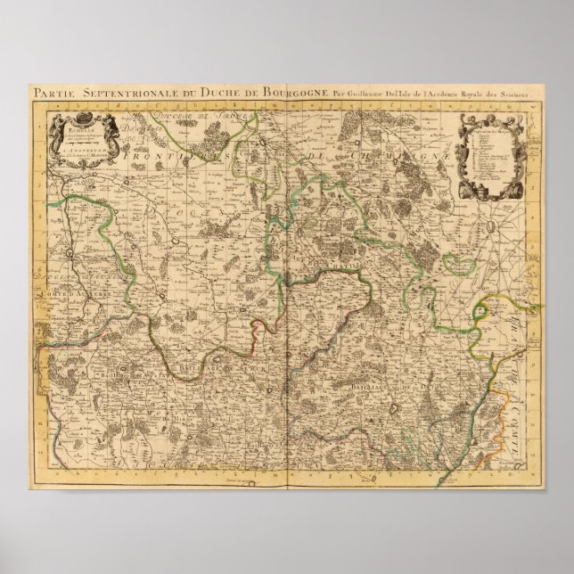 Affiches Route romaine et champs de bataille (Devant)