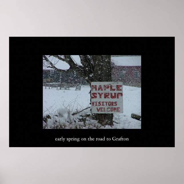 Affiches route vers grafton (Devant)