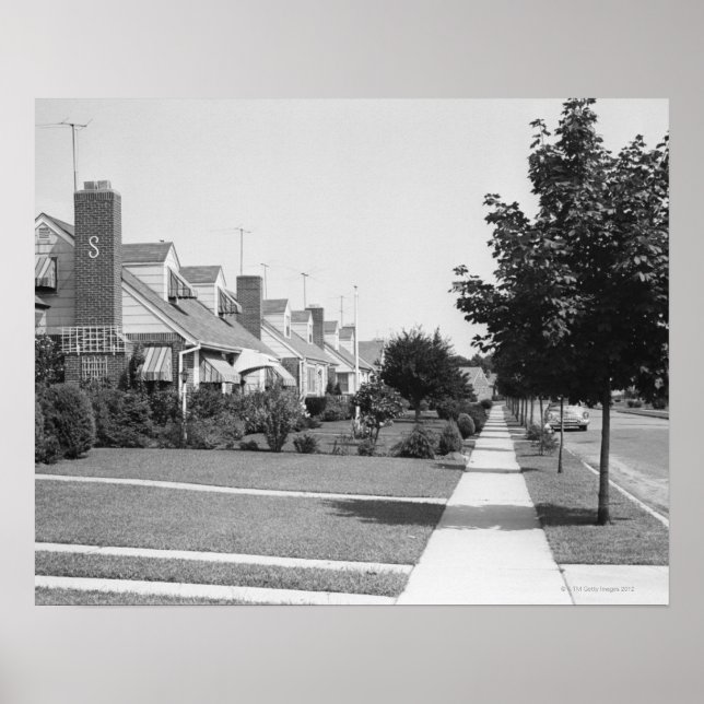 Affiches Row of Houses (Devant)