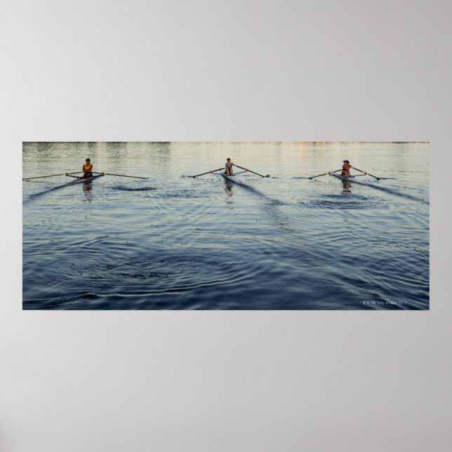 Affiches Rowing people (Devant)