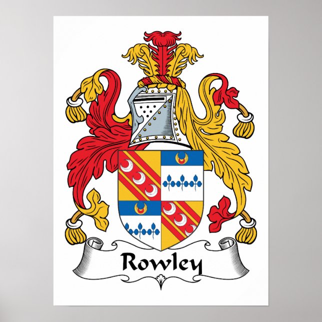 Affiches Rowley Family Crest (Devant)