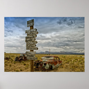 Affiches RT 66 Arizona Desert