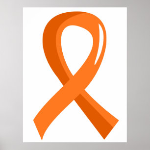 Affiches Ruban orange Leukemia 3
