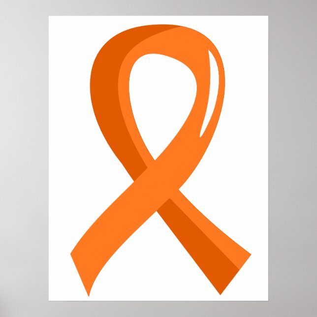 Affiches Ruban orange Leukemia 3 (Devant)